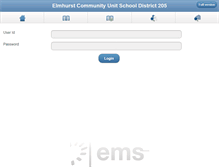 Tablet Screenshot of dist205calendar.elmhurst205.org